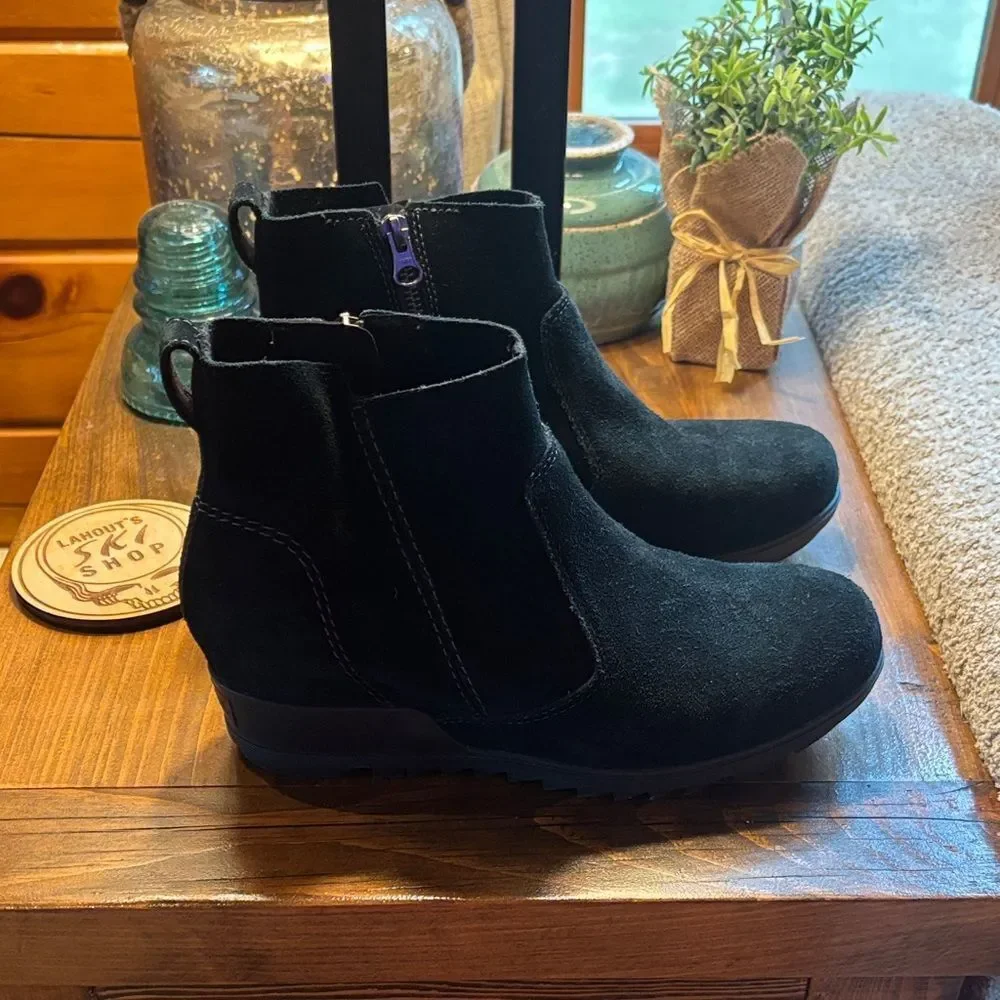Black Suede Ankle Boots